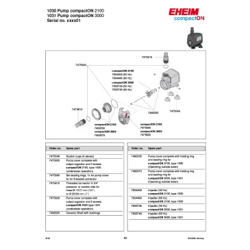 EHEIM pompa compactON 3000 ( 1031220 )