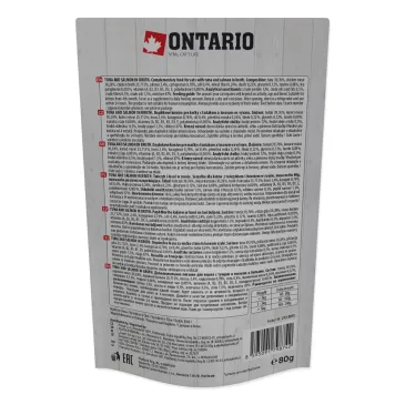 ONTARIO saszetka tuńczyk i łosoś w rosole 80g (213-3073)