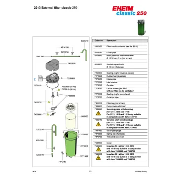 EHEIM filtr zewnętrzny classic 250 2213 plus (2213020)