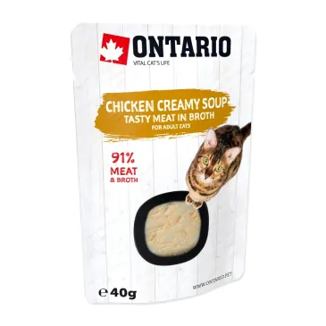 ONTARIO Cat Soup Chicken & Cheese with rice 40g (213-3134)