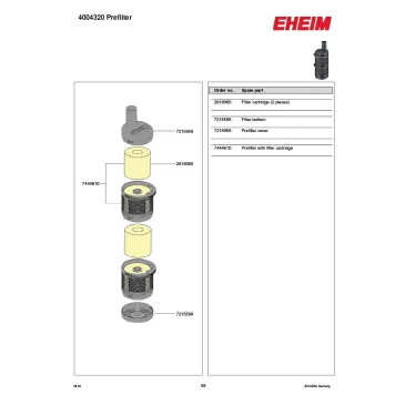 EHEIM prefiltr (4004320)