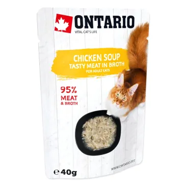 ONTARIO Cat Soup Chicken with vegetables 40g (213-3131)