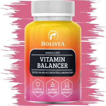 WITAMINY DLA PSA I KOTA HOLISTA VITAMIN BALANCER 90 SZT TABLETKI SUPLEMENT