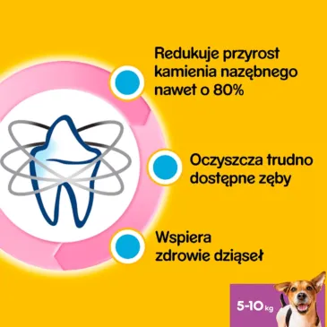 PRZYSMAKI DENTYSTYCZNE DLA PSÓW PEDIGREE Denta Stix 45g 3szt PSY 5-10kg