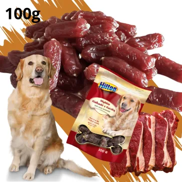 PRZYSMAKI DLA PSA HILTON MIĘKKIE KIEŁBASKI Z KACZKĄ 100G SMAKOŁYKI PSÓW