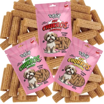 PRZYSMAKI DLA PSA TUF TUF Mini Churros z wołowiną TRESERKI dla psów 100g