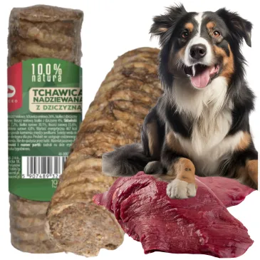 PRZYSMAKI DLA PSA 100% NATURA TCHAWICA MAŁA NADZIEWANA Z DZICZYZNĄ 120G