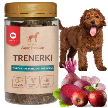 PRZYSMAKI DLA PSA MACED TRENERKI Z KRÓLIKIEM JAŁKIEM I BURAKIEM 150G