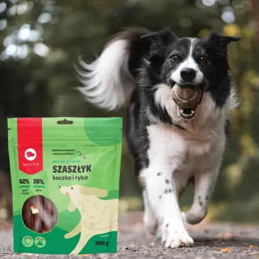 Przysmaki dla Psa Miękkie Paluszki Ryba Kaczka MACED SMAKOŁYKI GRYZAK 500g