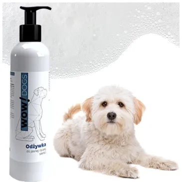 Odżywka dla psów do białej i jasnej sierści 250 ml Over Zoo WOW DOGS!