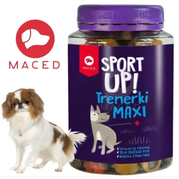 PRZYSMAKI DLA PSA TRENERKI MACED SPORT UP! TRENERKI MAXI 300G SMAKOŁYK PSÓW