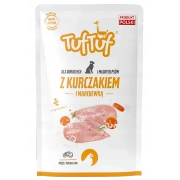 TUF TUF Saszetka 100g mielonka kurczak marchewka
