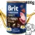 MOKRA KARMA DLA PSA INDYK WĄTRÓBKA BRIT PREMIUM BY NATURE 400G TURKEY LIVER