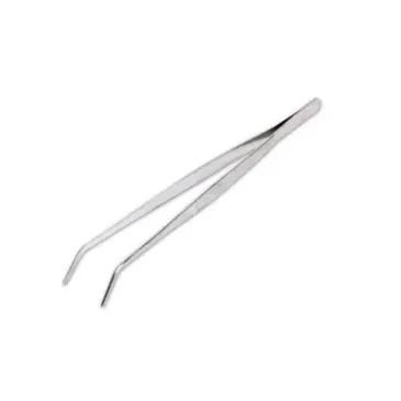 Pinceta Pęseta Zagięta Akwarystyczna Stal Nierdzewna 18cm