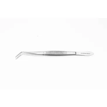 Pinceta Akwarystyczna Nierdzewna Wygięta Precyzyjna 16cm