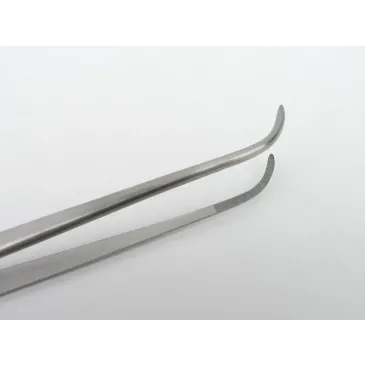 Pinceta Pęseta Zagięta Akwarystyczna Stal Nierdzewna 18cm