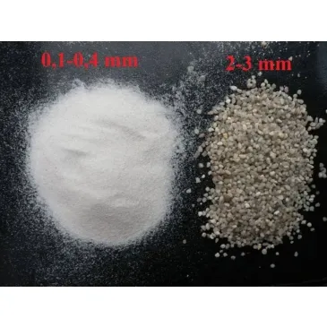 Żwirek Piasek Kwarcowy Naturalny Krewetki 2-3mm 1Kg