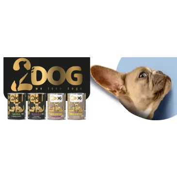 Mokra karma dla psa WOŁOWINA + MARCHEWKA 400g MONOPROTEINOWA HIPOALERGICZNA